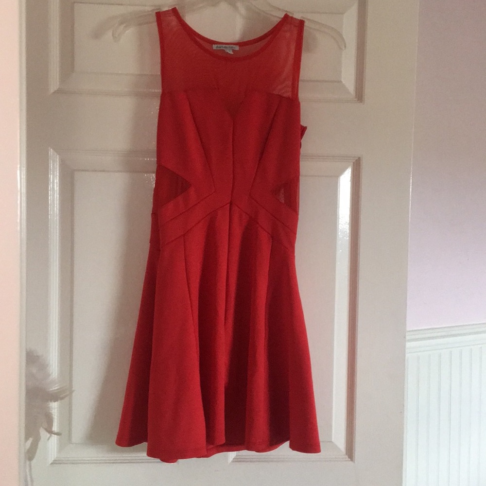 Sexy apple red dress